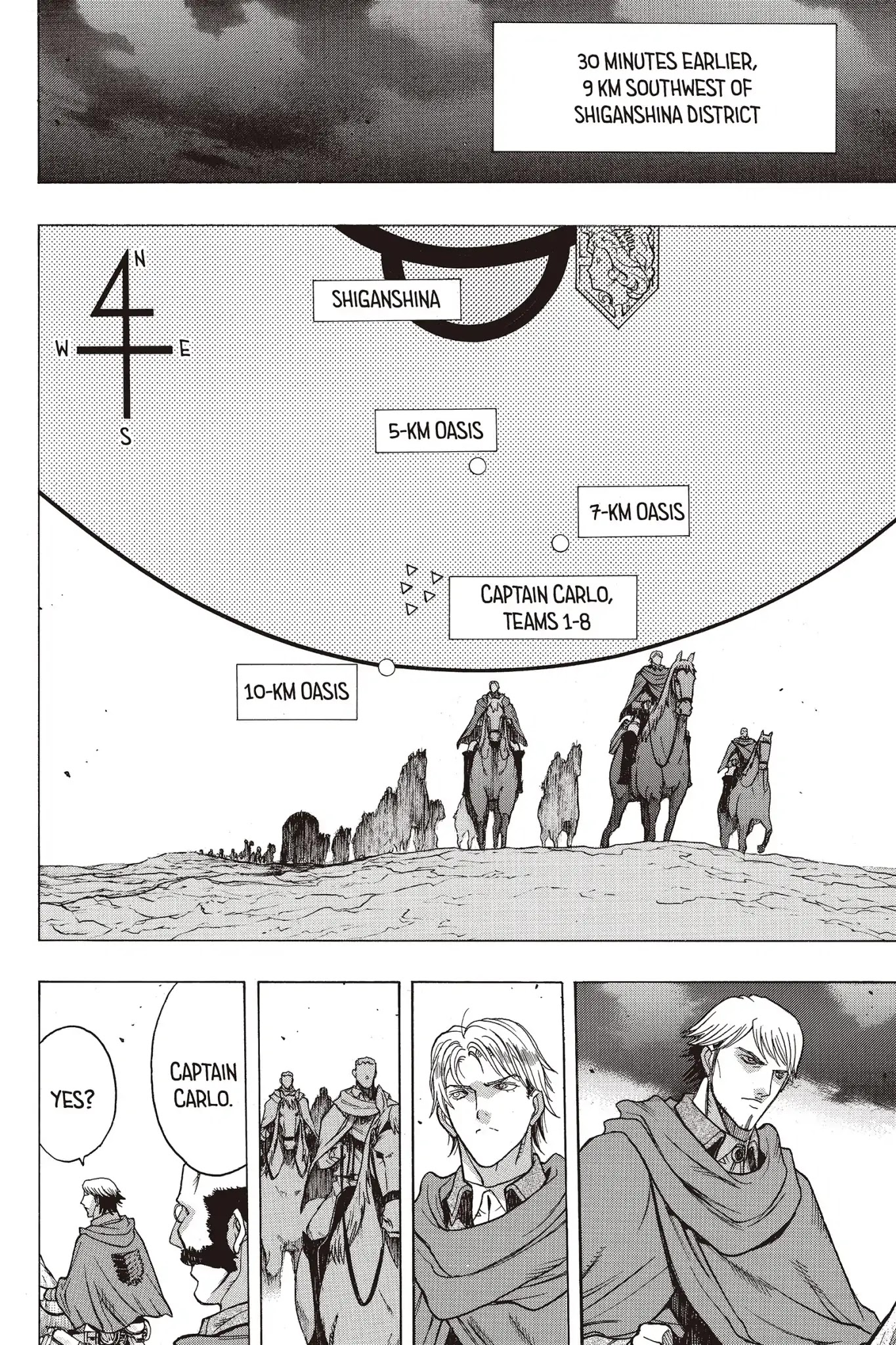 Shingeki no Kyojin - Before the Fall Chapter 60 page 4 - Chapter 60: Tragedy in the Rain