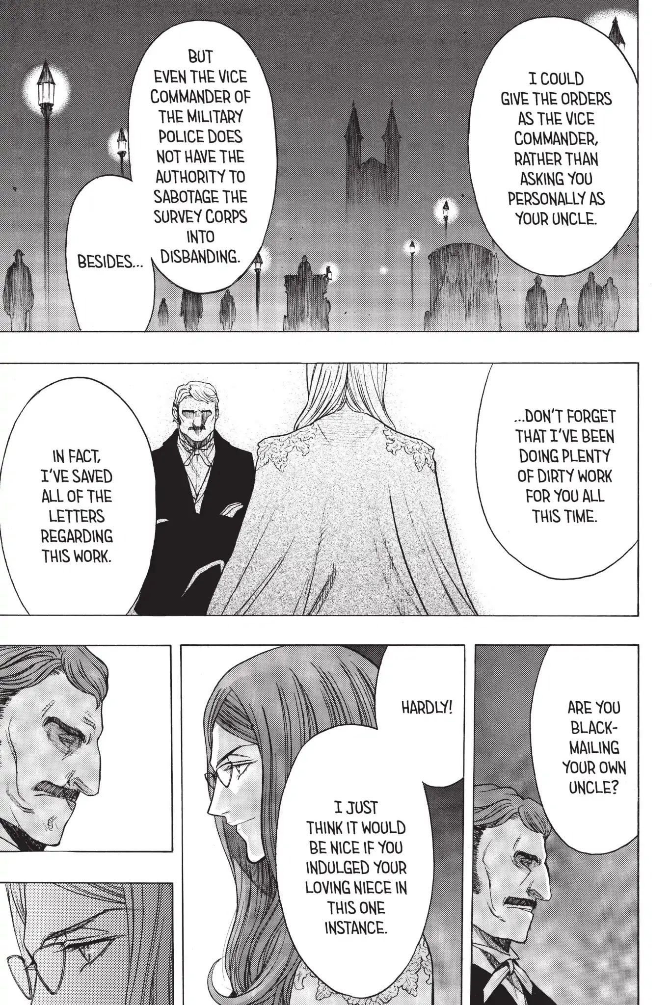 Shingeki no Kyojin - Before the Fall Chapter 61 page 33 - Chapter 61: Fell Blade in the Royal Capital