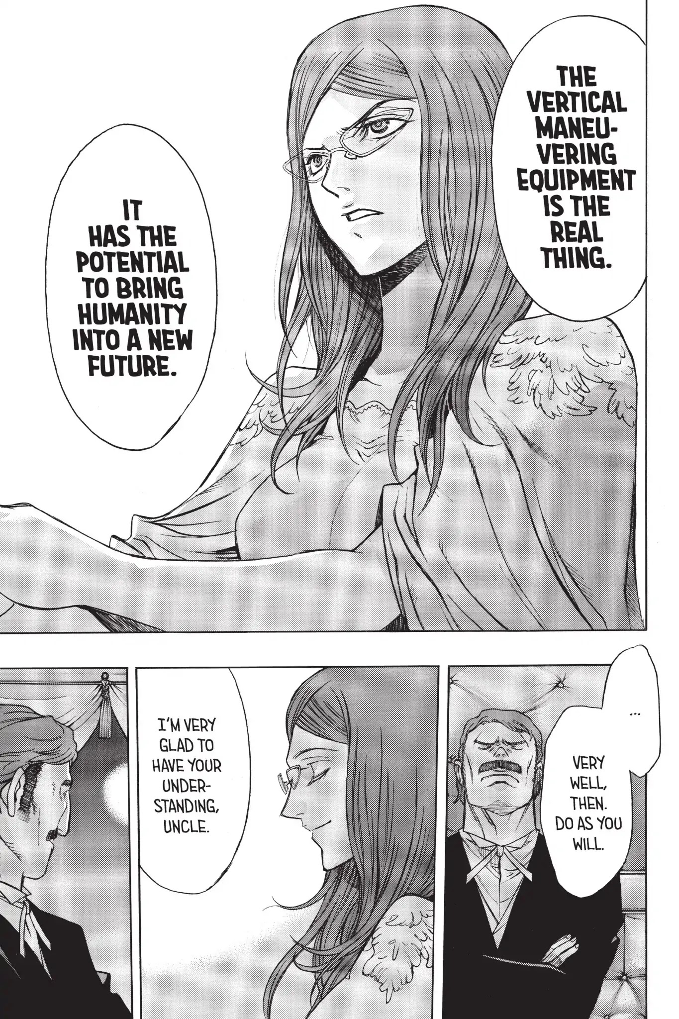 Shingeki no Kyojin - Before the Fall Chapter 61 page 35 - Chapter 61: Fell Blade in the Royal Capital