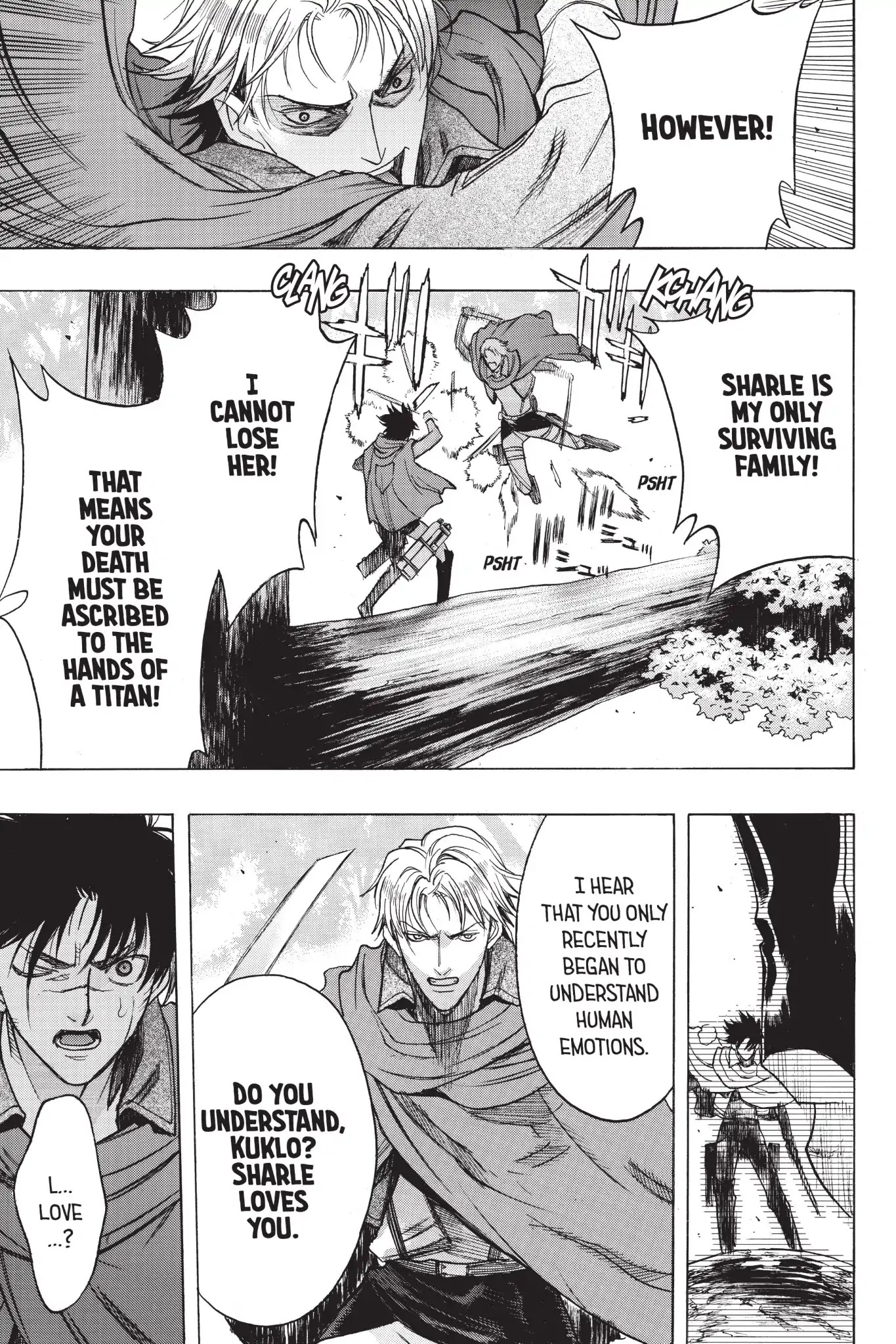 Shingeki no Kyojin - Before the Fall Chapter 64 page 4 - Chapter 64: Glimmer in the Umbral Dark