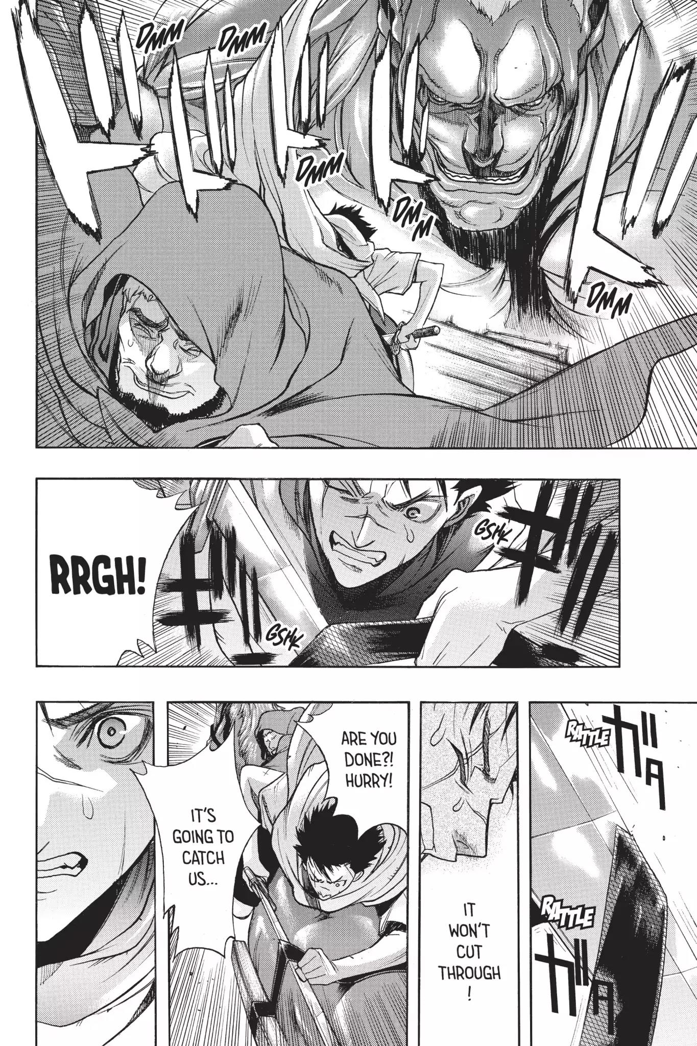 Shingeki no Kyojin - Before the Fall Chapter 7 page 14 - Chapter 7: The Freshly Blood-Soaked Earth