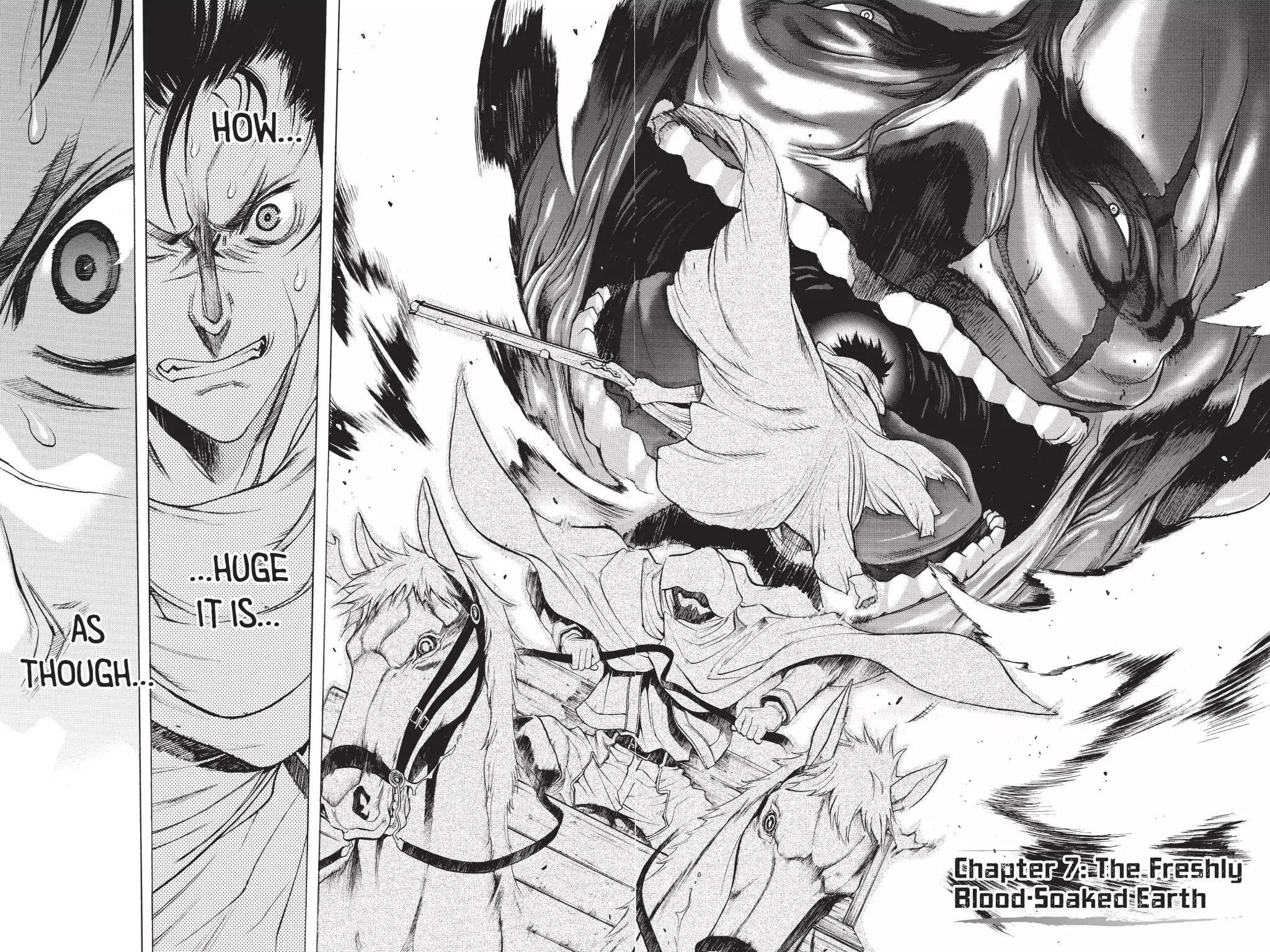 Shingeki no Kyojin - Before the Fall Chapter 7 page 3 - Chapter 7: The Freshly Blood-Soaked Earth