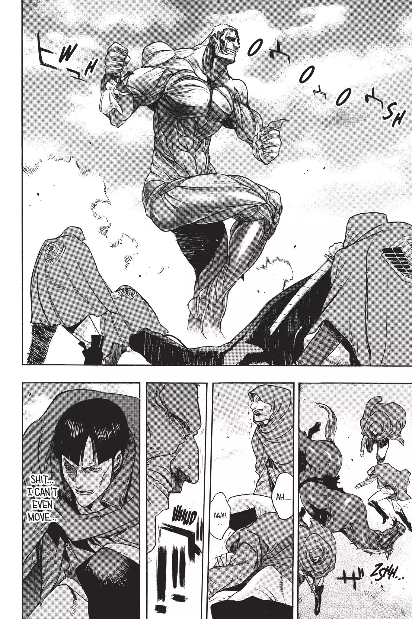 Shingeki no Kyojin - Before the Fall Chapter 7 page 32 - Chapter 7: The Freshly Blood-Soaked Earth