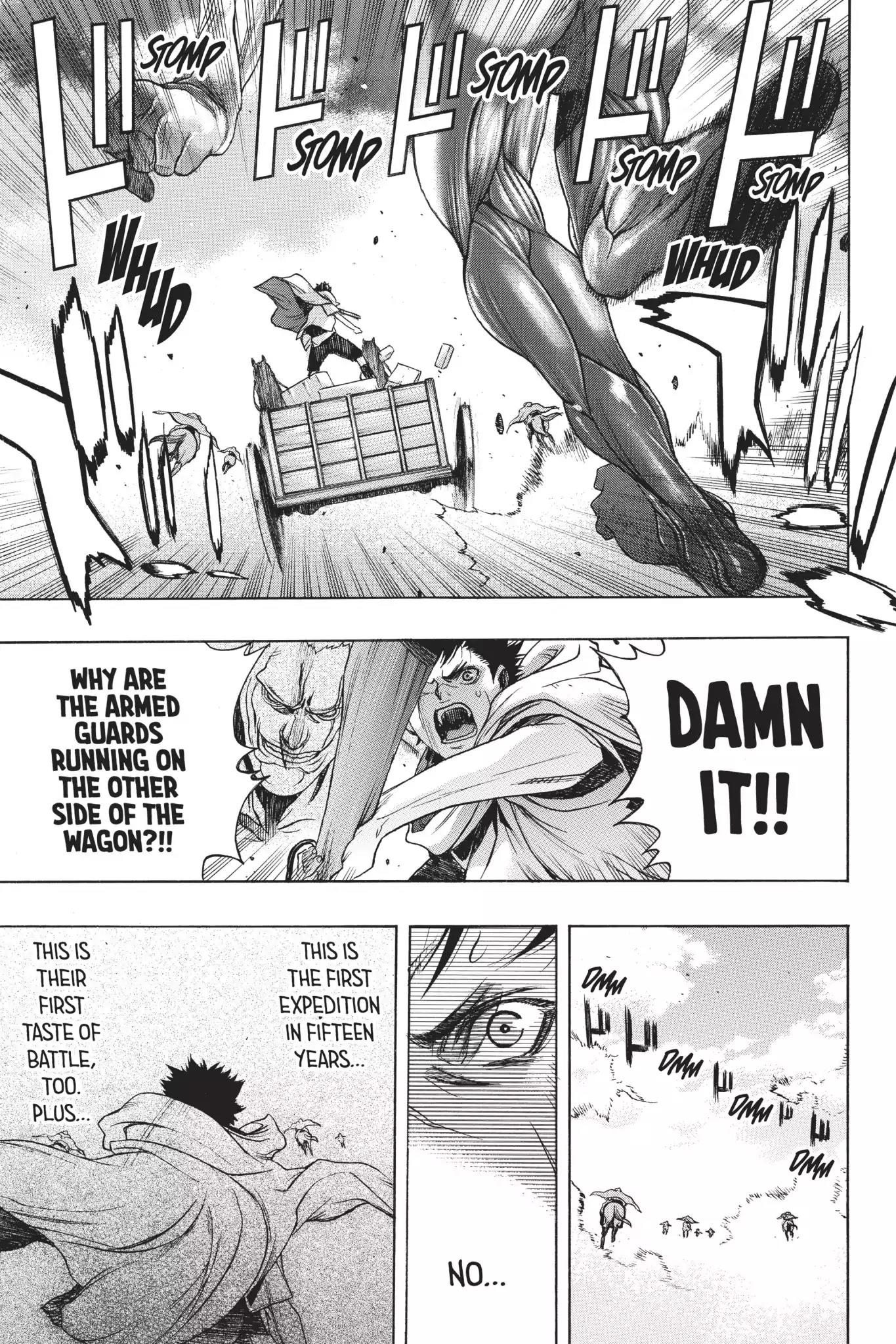 Shingeki no Kyojin - Before the Fall Chapter 7 page 9 - Chapter 7: The Freshly Blood-Soaked Earth