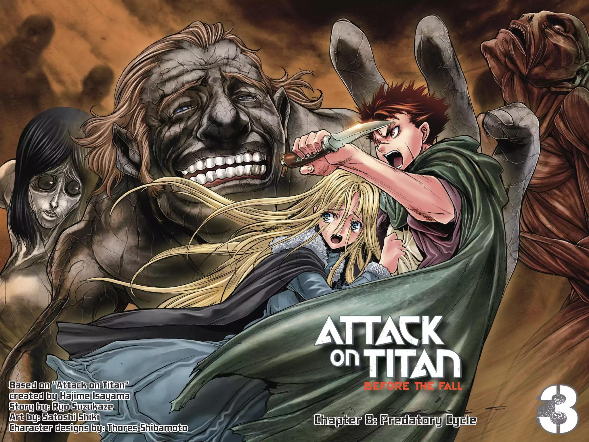 Shingeki no Kyojin - Before the Fall Chapter 8 page 3 - Chapter 8: Predatory Cycle