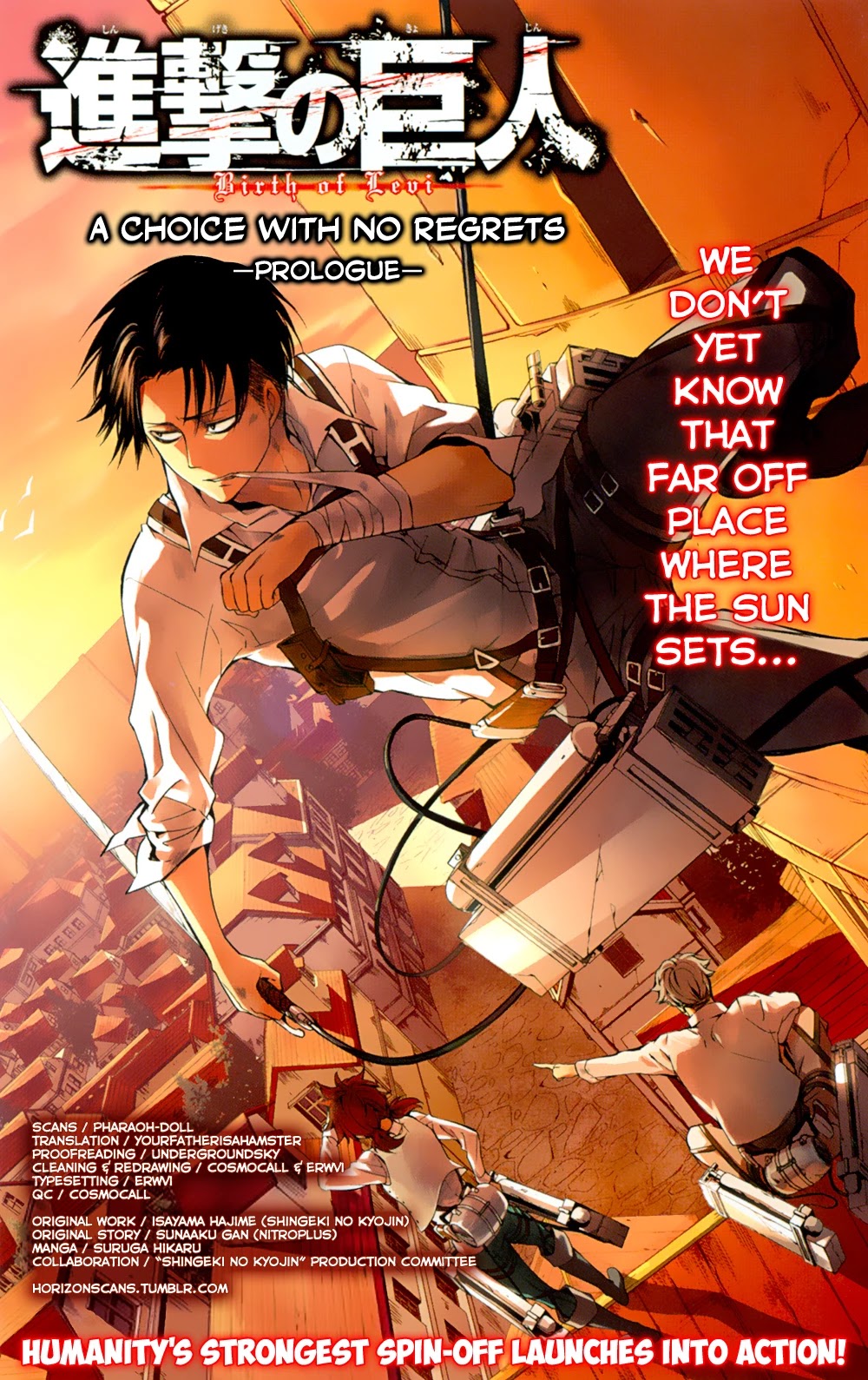 Shingeki no Kyojin - Birth of Levi Chapter 0 page 1 - Chapter 0: Prologue