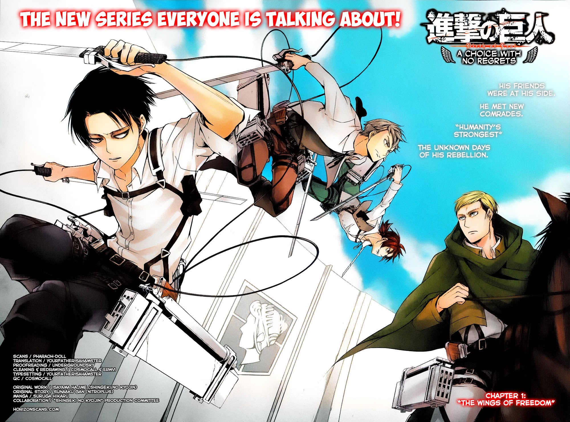 Shingeki no Kyojin - Birth of Levi Chapter 1 page 3 - Chapter 1: The Wings of Freedom