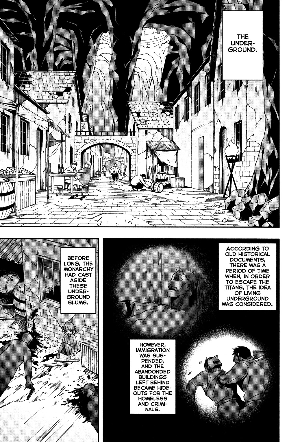 Shingeki no Kyojin - Birth of Levi Chapter 1 page 9 - Chapter 1: The Wings of Freedom