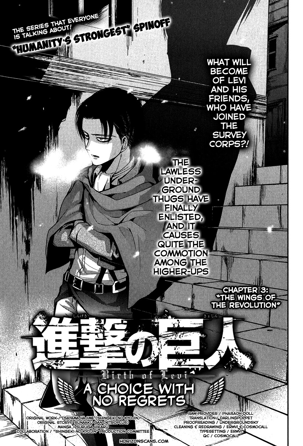 Shingeki no Kyojin - Birth of Levi Chapter 3 page 1 - Chapter 3: The Wings of Revolution