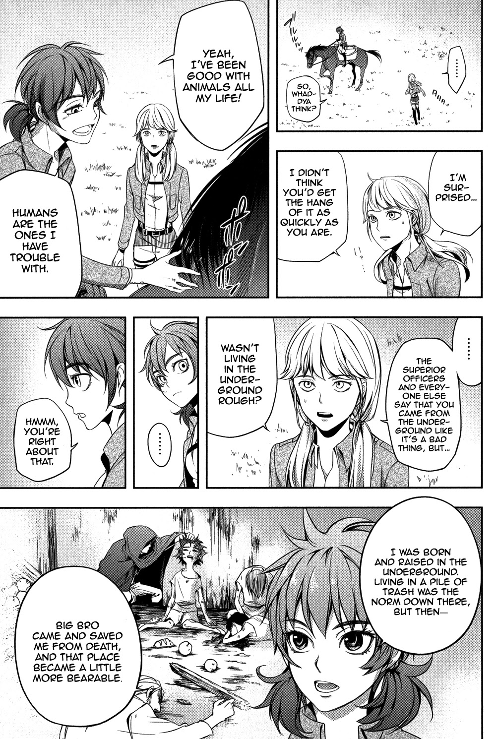 Shingeki no Kyojin - Birth of Levi Chapter 3 page 21 - Chapter 3: The Wings of Revolution