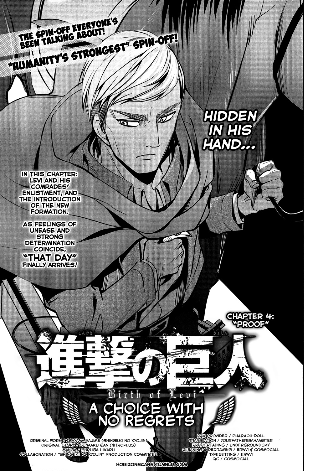 Shingeki no Kyojin - Birth of Levi Chapter 4 page 4 - Chapter 4: Proof