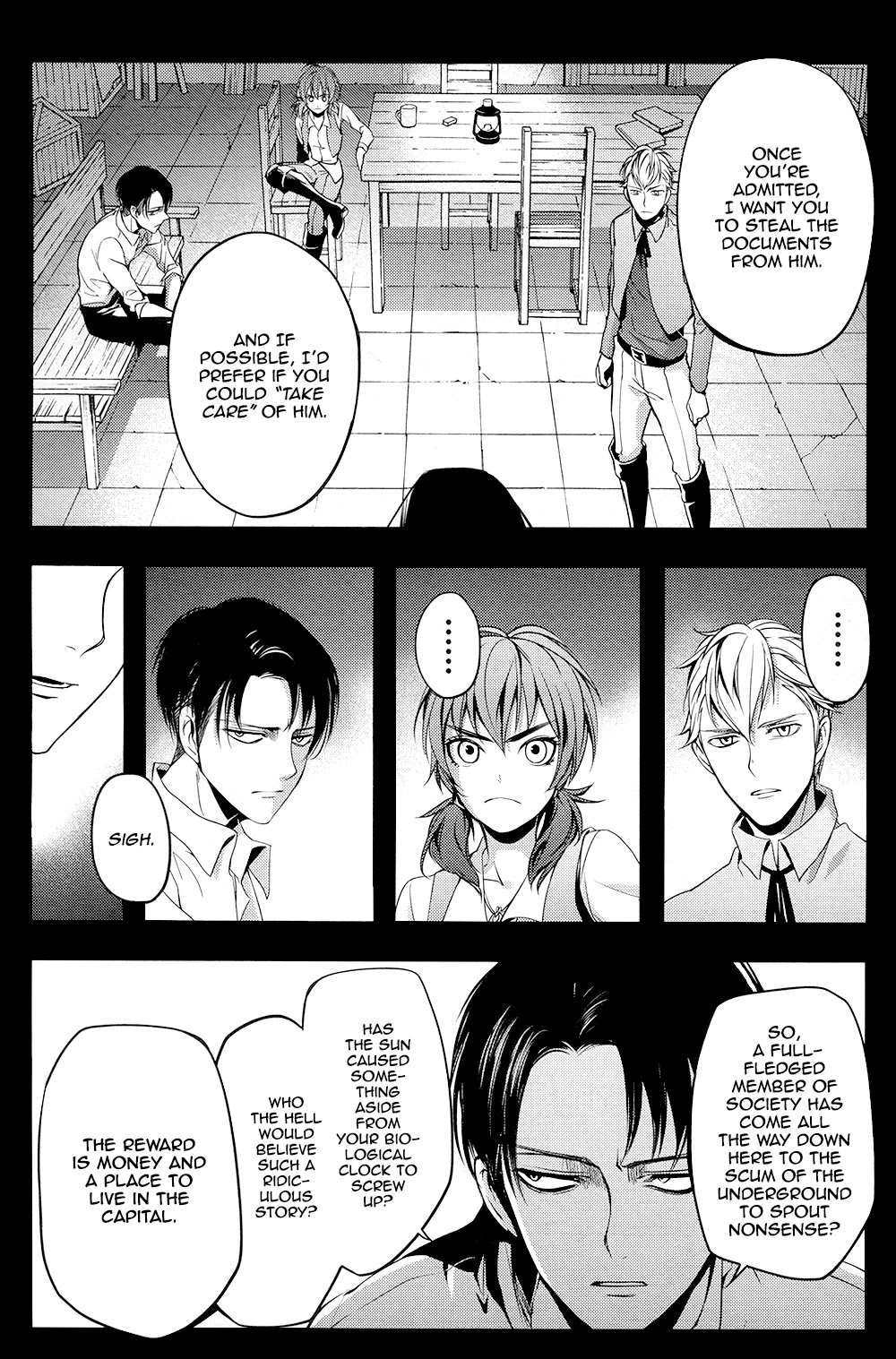 Shingeki no Kyojin - Birth of Levi Chapter 5 page 14 - Chapter 5: Heart