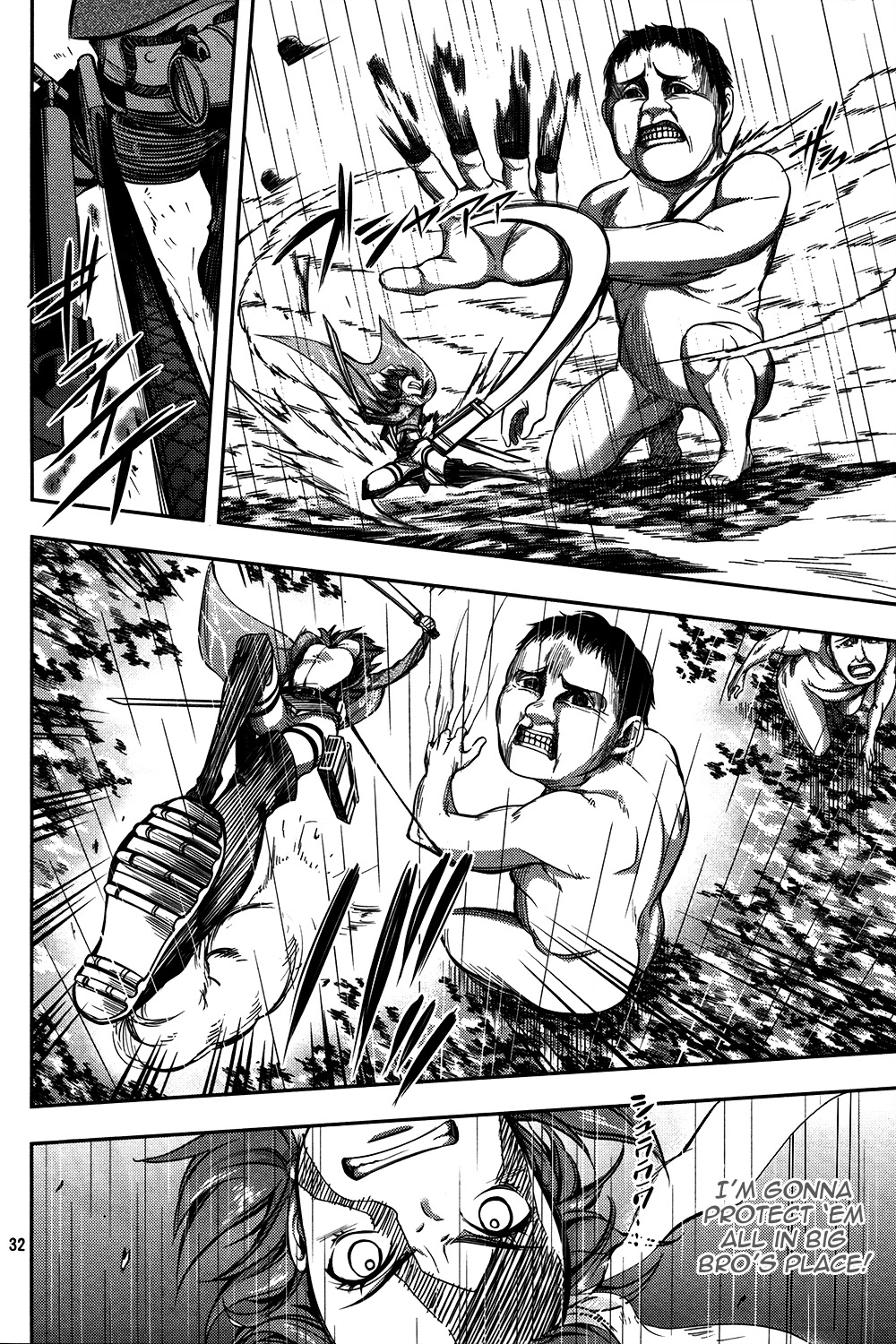 Shingeki no Kyojin - Birth of Levi Chapter 7 page 32 - Chapter 7: The Trio