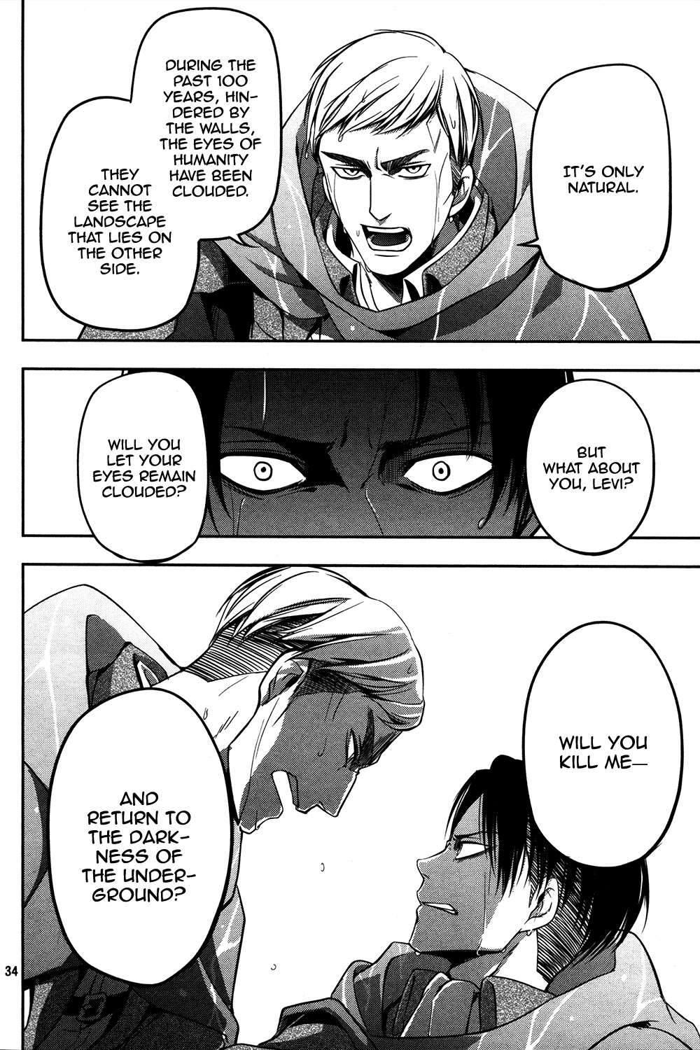 Shingeki no Kyojin - Birth of Levi Chapter 8 page 33 - Chapter 8: A Choice [END]