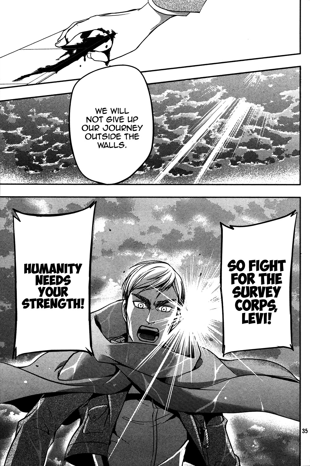 Shingeki no Kyojin - Birth of Levi Chapter 8 page 34 - Chapter 8: A Choice [END]