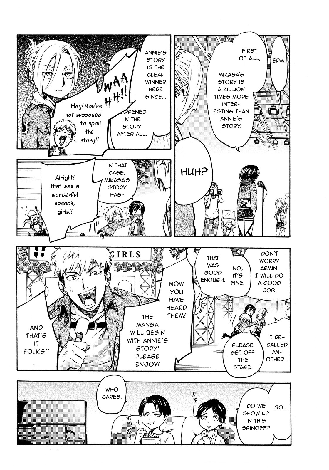 Shingeki no Kyojin - Lost Girls Chapter 0.1 page 2 - Chapter 0.1: Promo 1