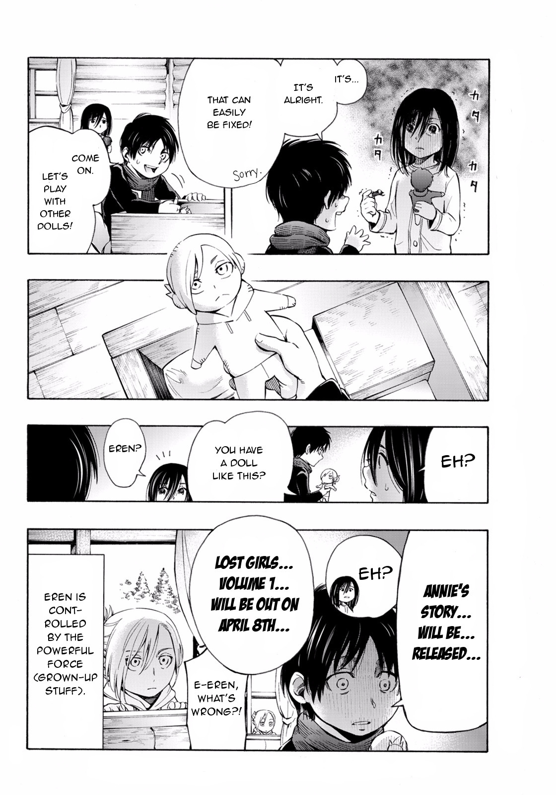 Shingeki no Kyojin - Lost Girls Chapter 0.2 page 2 - Chapter 0.2: Promo 2