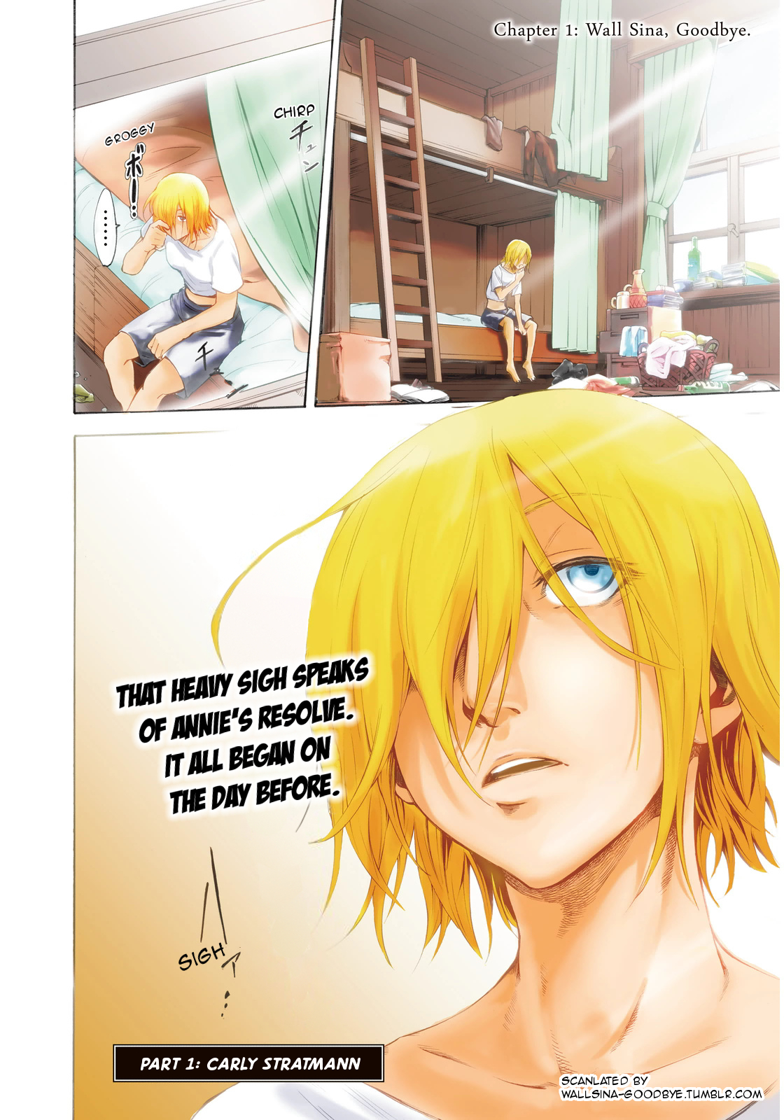 Shingeki no Kyojin - Lost Girls Chapter 1 page 2 - Chapter 1: Carly Stratmann
