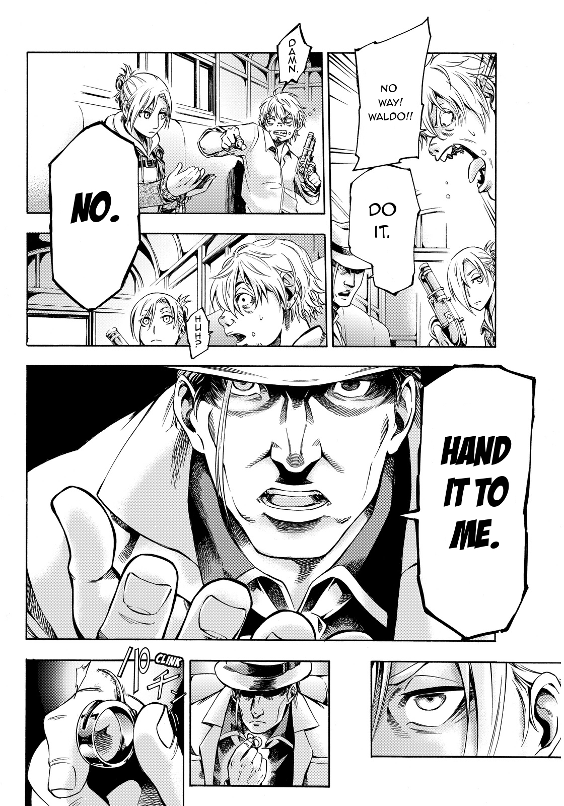 Shingeki no Kyojin - Lost Girls Chapter 3 page 18 - Chapter 3: Waldo and Lug