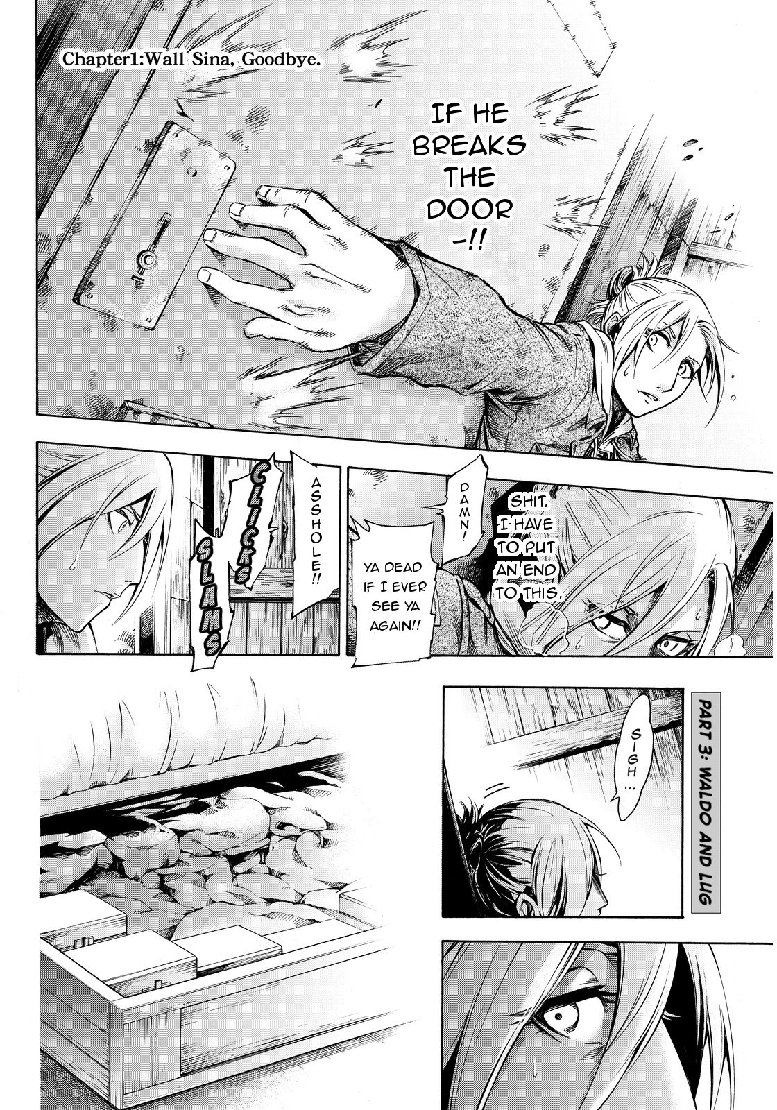 Shingeki no Kyojin - Lost Girls Chapter 3 page 2 - Chapter 3: Waldo and Lug