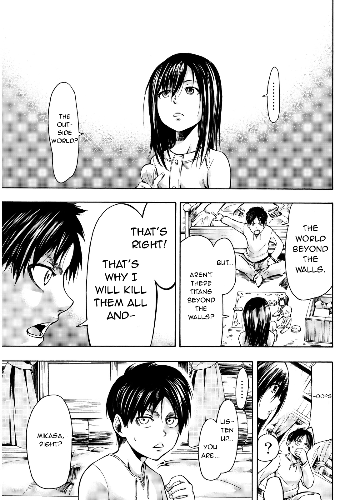 Shingeki no Kyojin - Lost Girls Chapter 6 page 11 - Chapter 6: Eren Yeager
