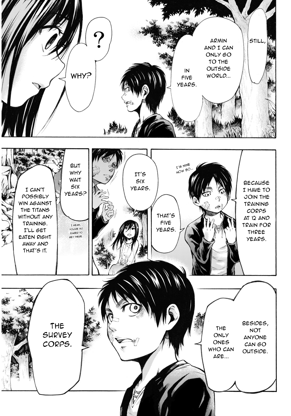 Shingeki no Kyojin - Lost Girls Chapter 7 page 13 - Chapter 7: Shiganshina