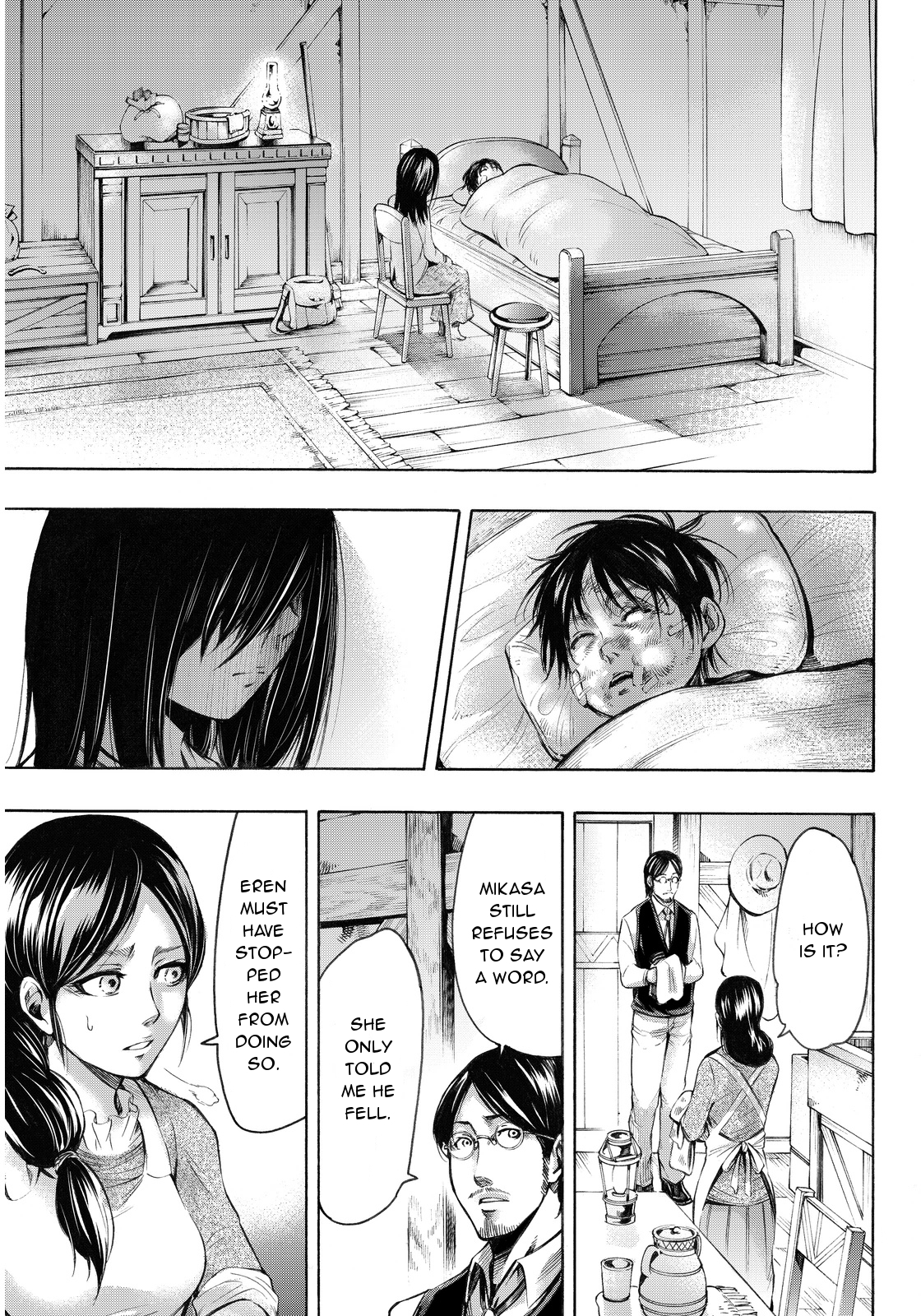 Shingeki no Kyojin - Lost Girls Chapter 7 page 33 - Chapter 7: Shiganshina
