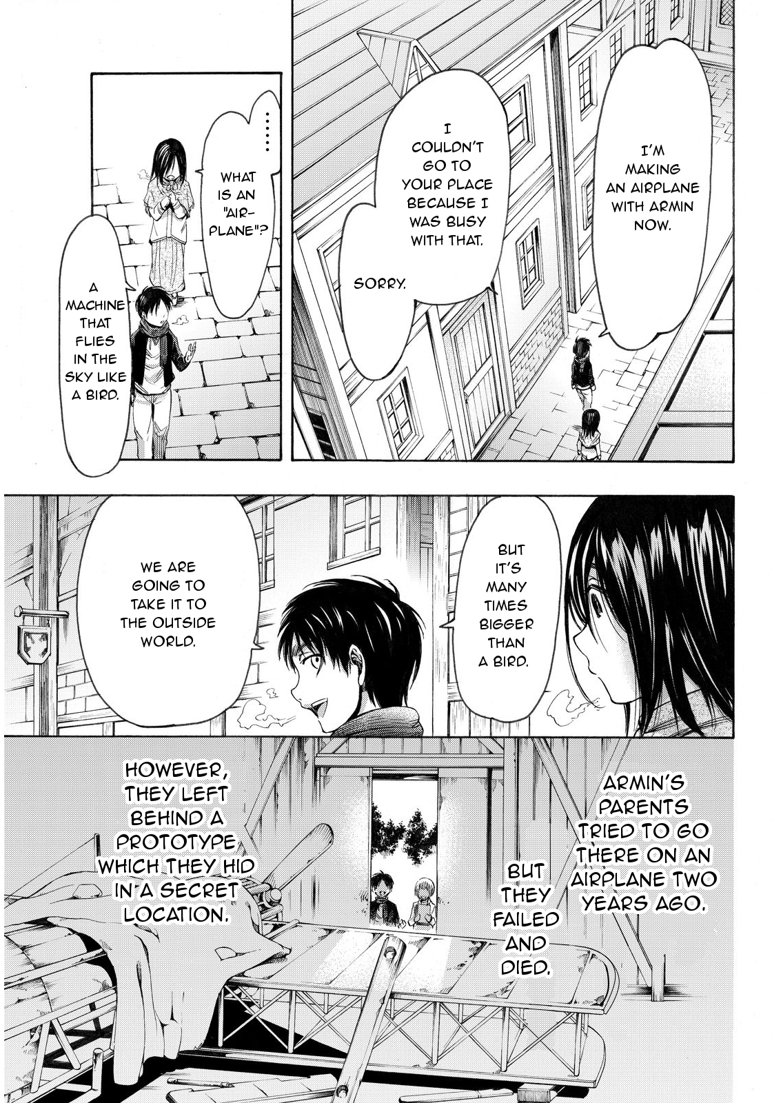 Shingeki no Kyojin - Lost Girls Chapter 8 page 29 - Chapter 8: Airplane, Part 1