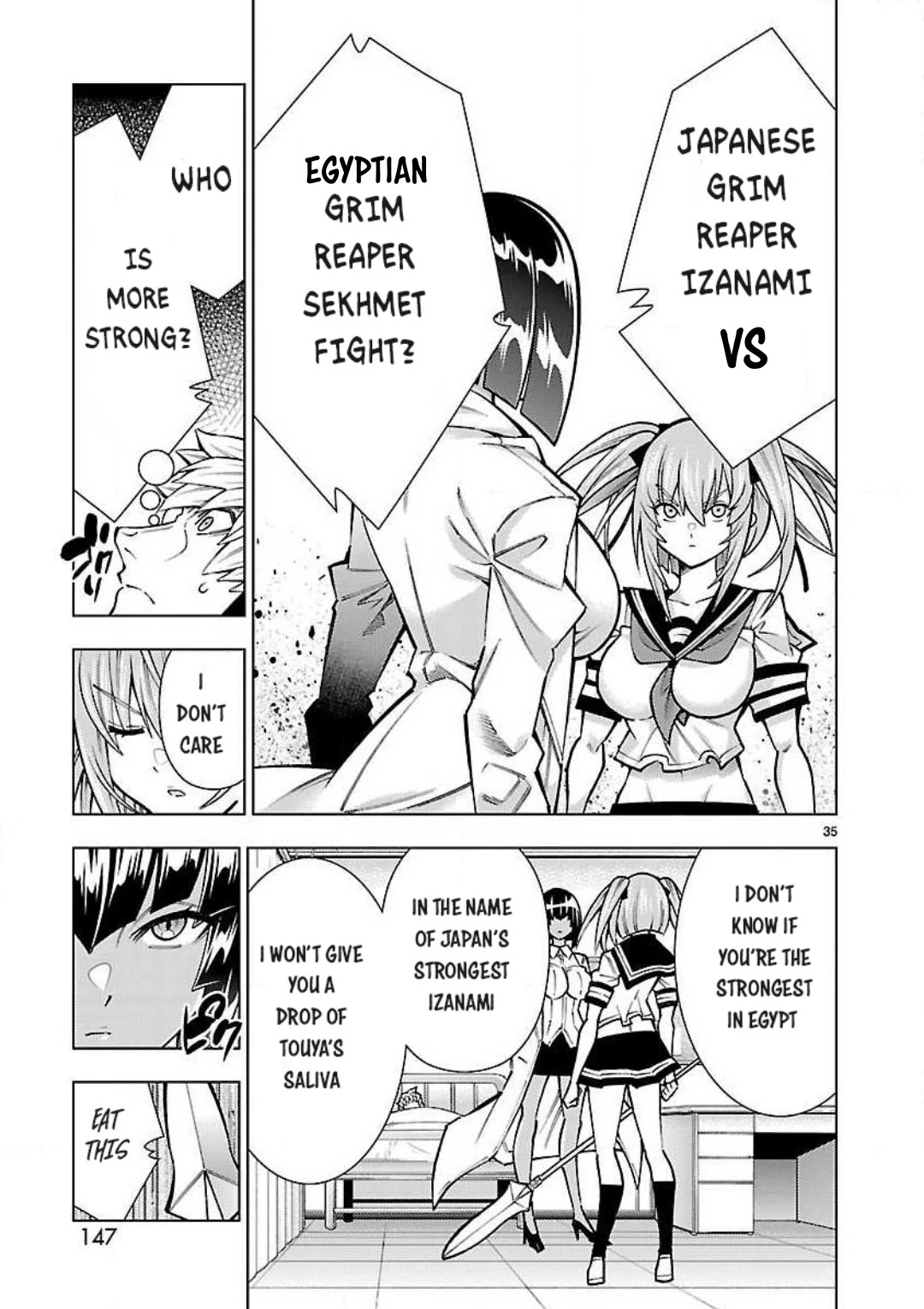 Shinigami Musume ha Peropero Shitai Chapter 4 page 34 - Chapter 4