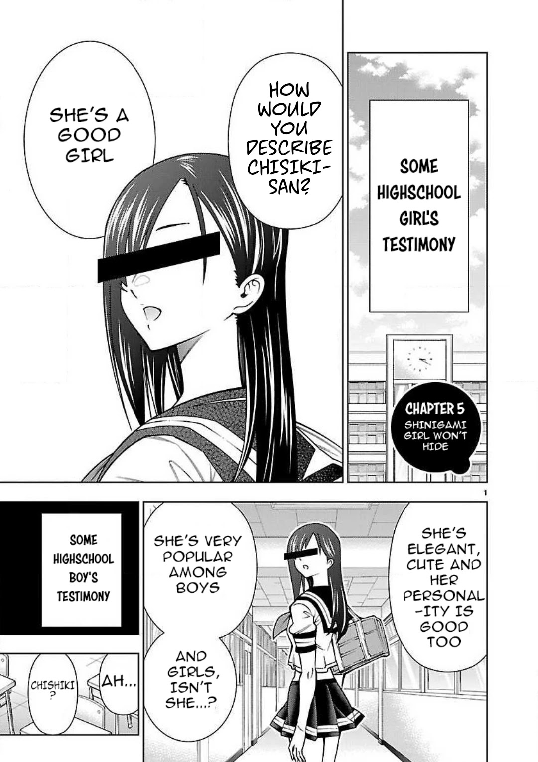 Shinigami Musume ha Peropero Shitai Chapter 5 page 2 - Chapter 5: Shinigami Girl Won't Hide