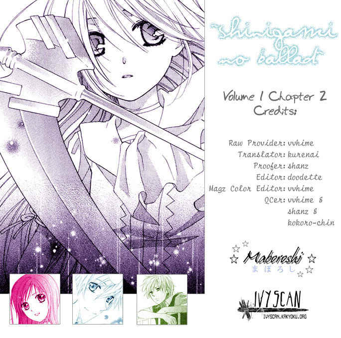 Shinigami no Ballad Chapter 2 page 1 - Chapter 2