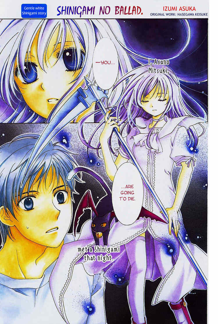 Shinigami no Ballad Chapter 2 page 2 - Chapter 2