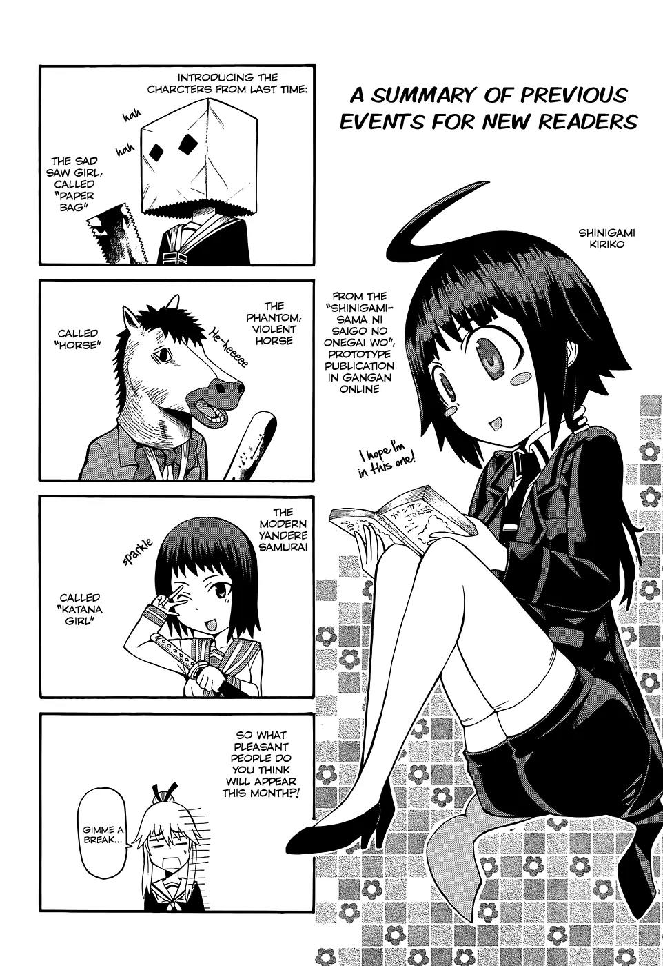 Shinigami-sama ni Saigo no Onegai o Chapter 14 page 1 - Chapter 14