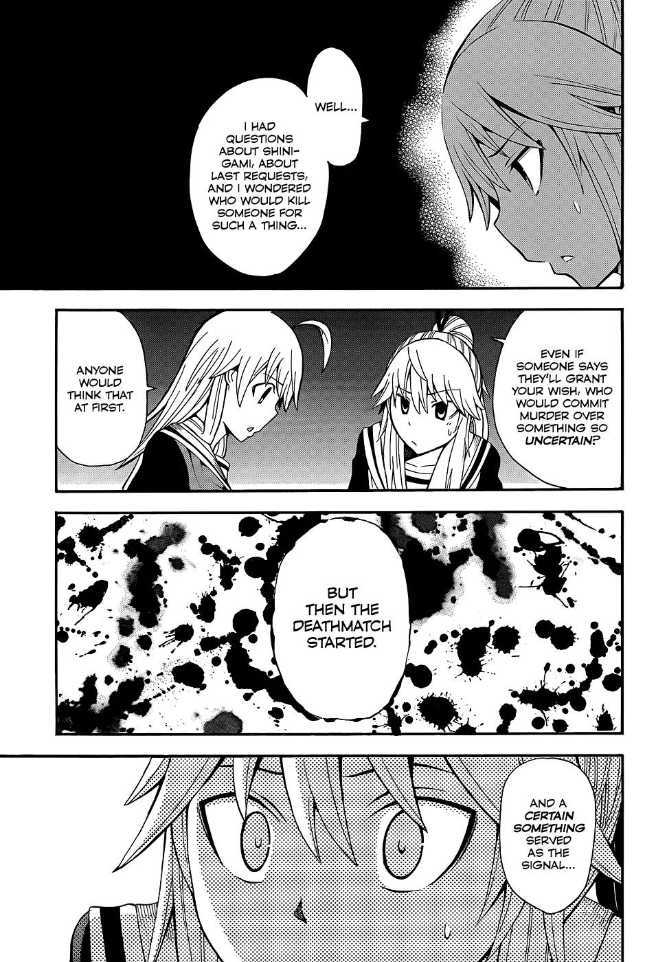 Shinigami-sama ni Saigo no Onegai o Chapter 14 page 33 - Chapter 14