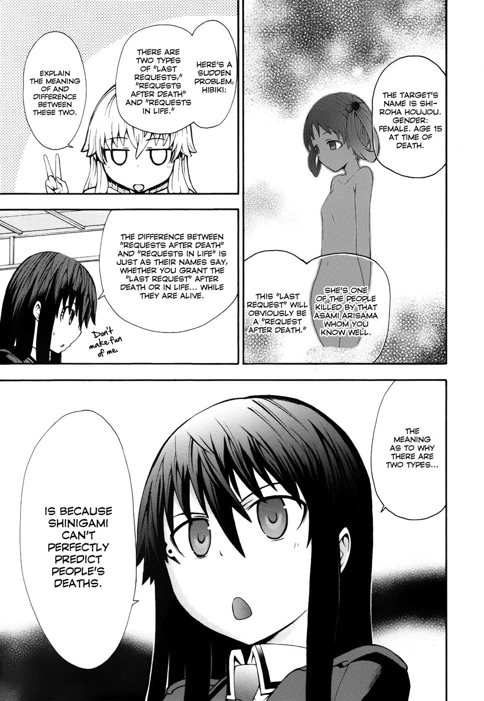 Shinigami-sama ni Saigo no Onegai o Chapter 7 page 6 - Chapter 7