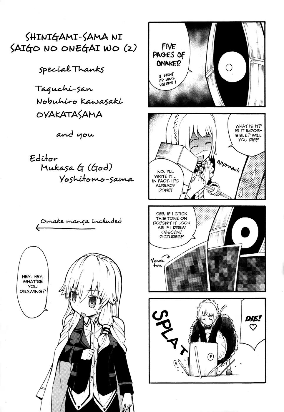 Shinigami-sama ni Saigo no Onegai o Chapter 9 page 37 - Chapter 9