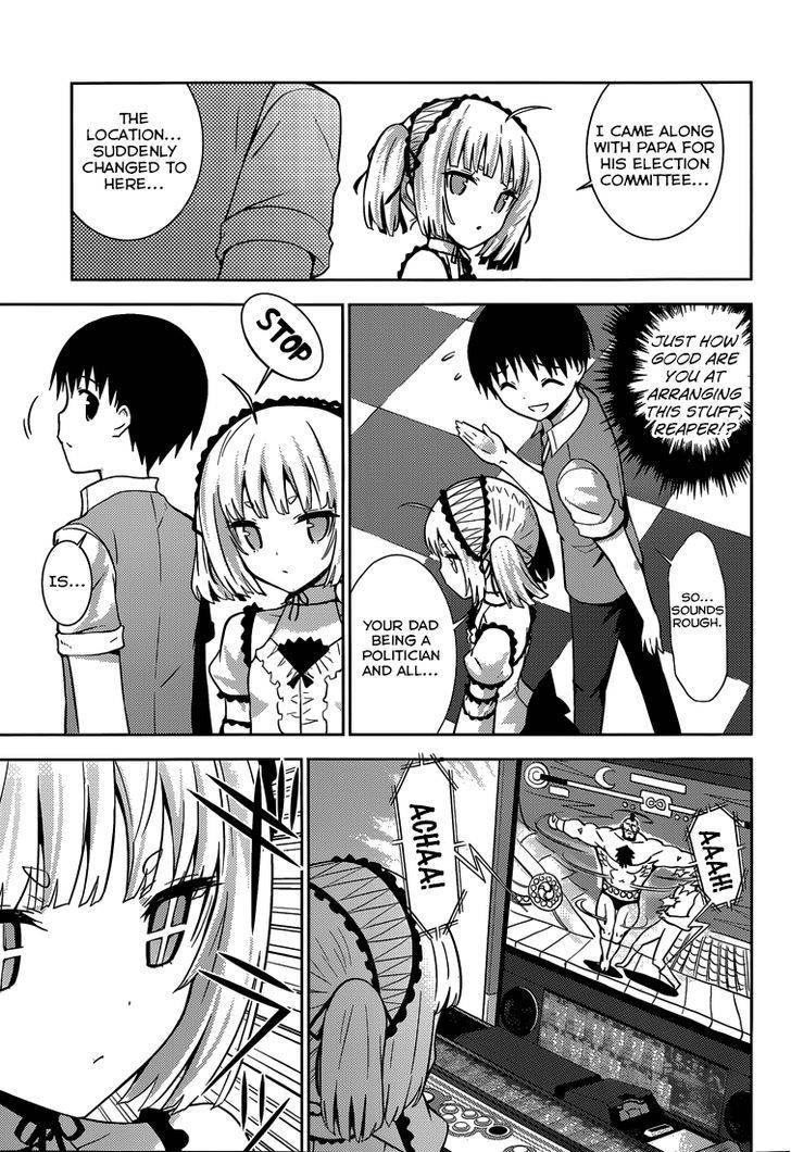 Shinigami-sama to 4-nin no Kanojo Chapter 10 page 14 - Chapter 10 : Popularity 10. "To Be Forgiven When He Touches Her"