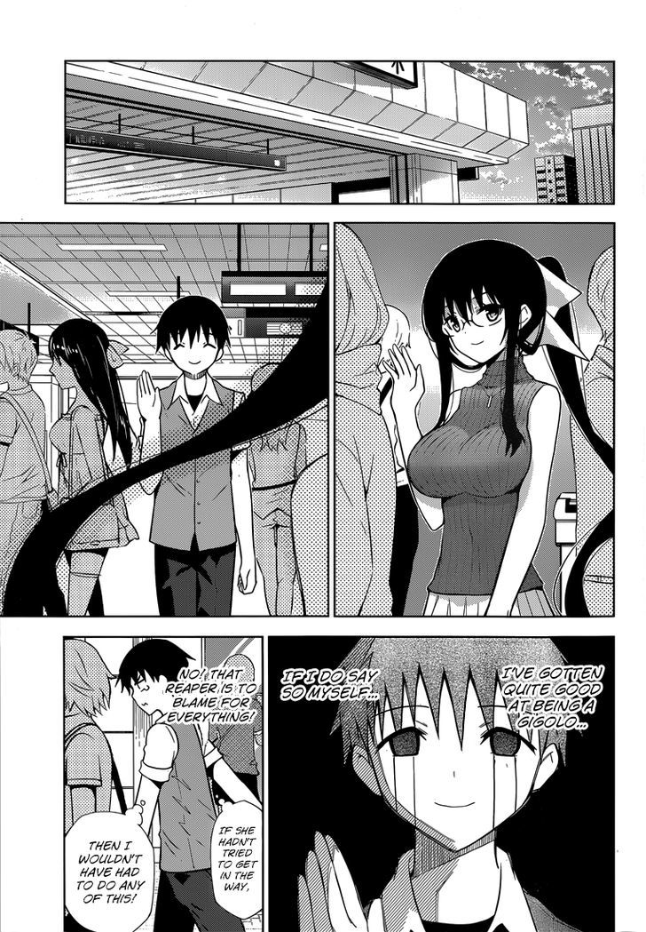 Shinigami-sama to 4-nin no Kanojo Chapter 11 page 28 - Chapter 11 : Popularity 11. "Being Sandwiched Between Thighs Is Normal"