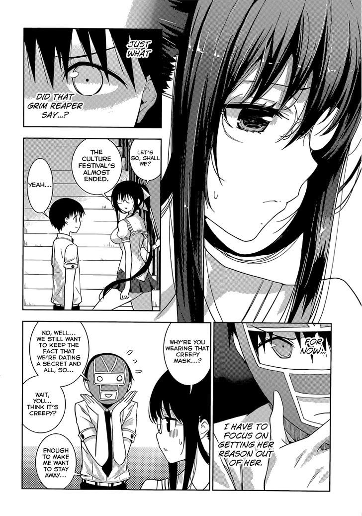 Shinigami-sama to 4-nin no Kanojo Chapter 16 page 6 - Chapter 16 : Popularity 16. “Even I'd Blush When It Comes To Kissing.”
