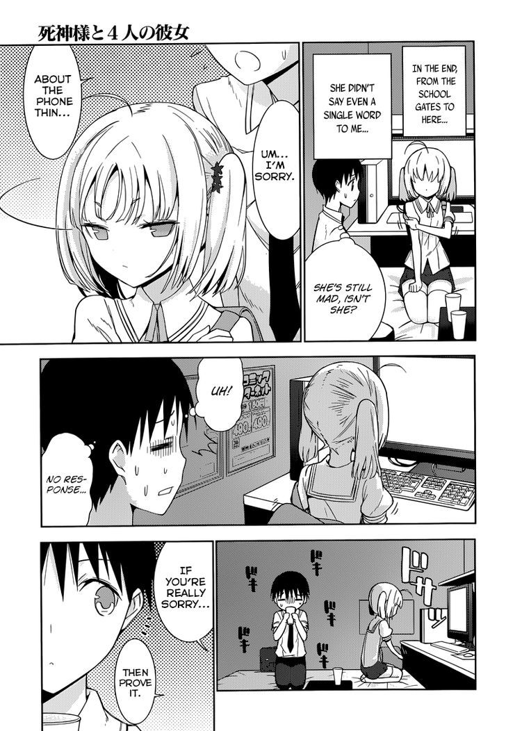 Shinigami-sama to 4-nin no Kanojo Chapter 4 page 34 - Chapter 4 : Popularity 4. "She Makes the First Move."
