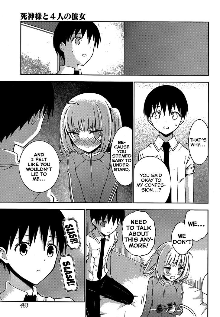 Shinigami-sama to 4-nin no Kanojo Chapter 6 page 14 - Chapter 6 : Popularity 6. "All Sorts of Skinship"