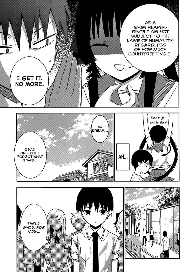 Shinigami-sama to 4-nin no Kanojo Chapter 6 page 35 - Chapter 6 : Popularity 6. "All Sorts of Skinship"