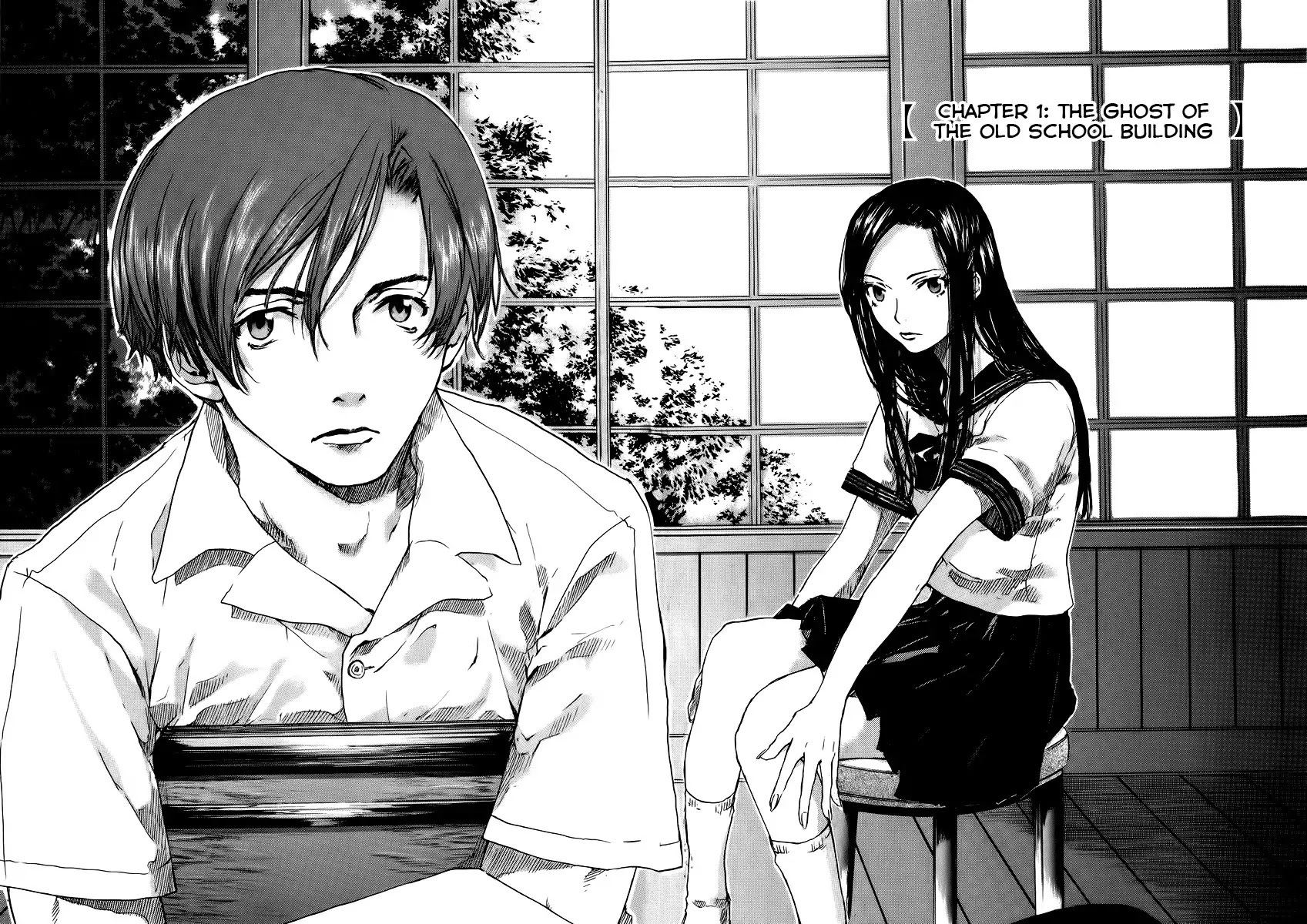 Shinigami Tantei to Yuurei Gakuen Chapter 1 page 7 - Chapter 1 : The Ghost of the Old School Building
