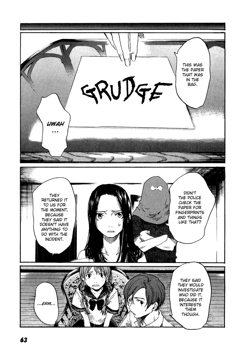 Shinigami Tantei to Yuurei Gakuen Chapter 3 page 9 - Chapter 3: The Cursed Paper