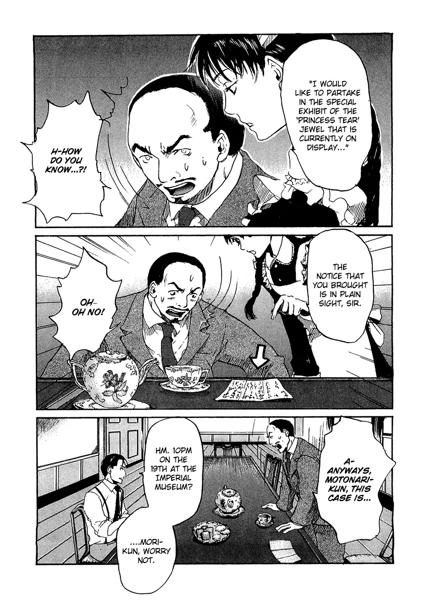 Shinigami Tantei to Yuurei Gakuen Chapter 5.2 page 10 - Chapter 5.2: The Splendid Adventures of the Noble Detective Motonari: The Shinigami's Revenge Part 1