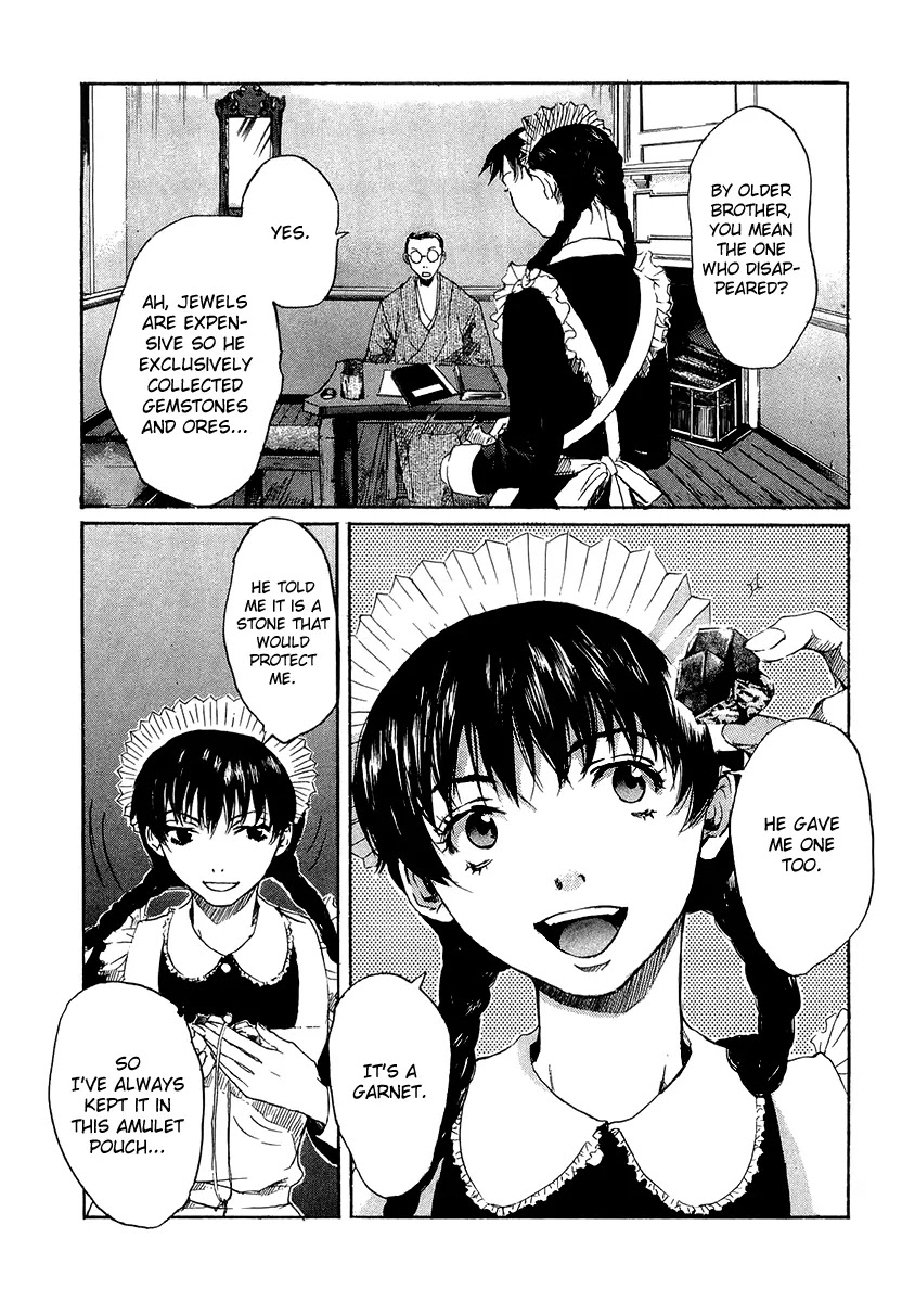 Shinigami Tantei to Yuurei Gakuen Chapter 5.2 page 13 - Chapter 5.2: The Splendid Adventures of the Noble Detective Motonari: The Shinigami's Revenge Part 1