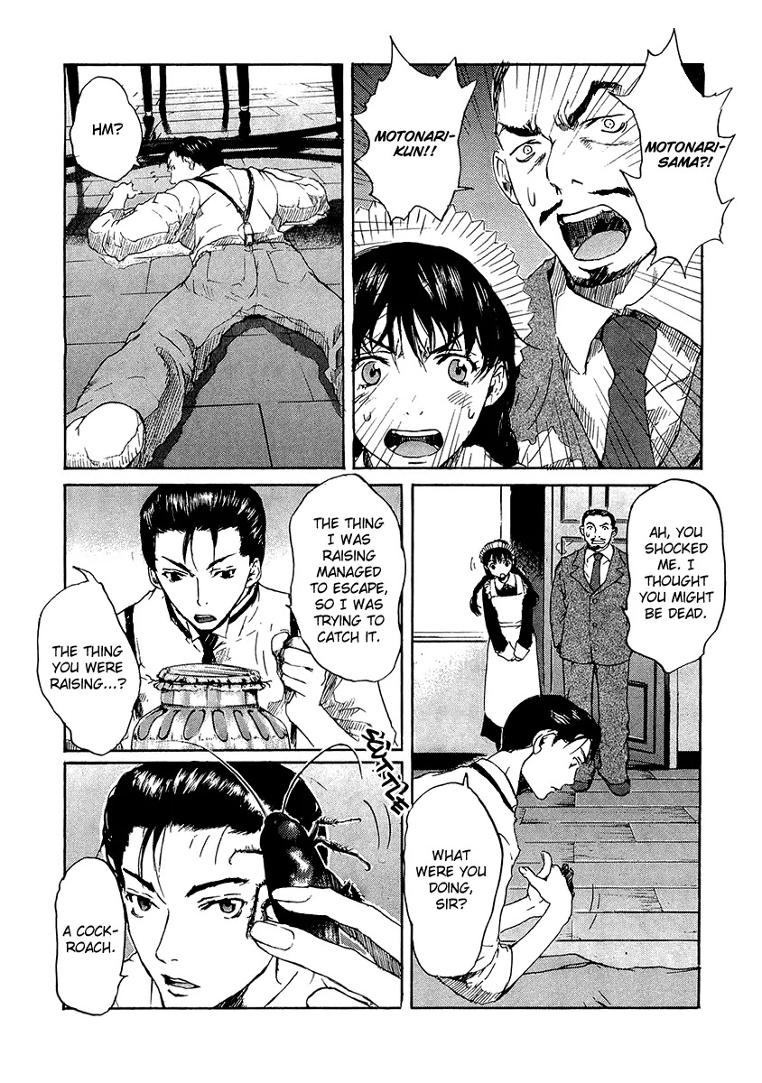 Shinigami Tantei to Yuurei Gakuen Chapter 5.2 page 4 - Chapter 5.2: The Splendid Adventures of the Noble Detective Motonari: The Shinigami's Revenge Part 1