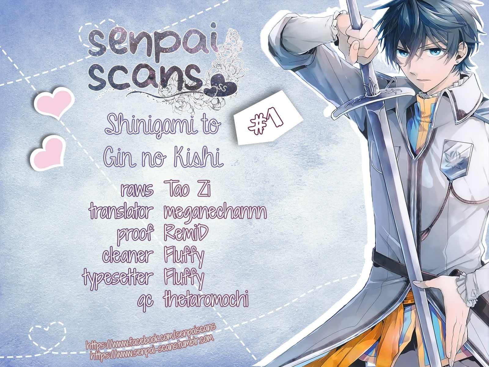 Shinigami to Gin no Kishi Chapter 1 page 1 - Chapter 1