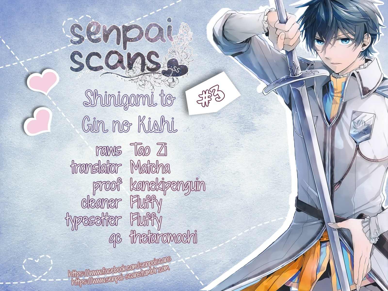 Shinigami to Gin no Kishi Chapter 3 page 1 - Chapter 3
