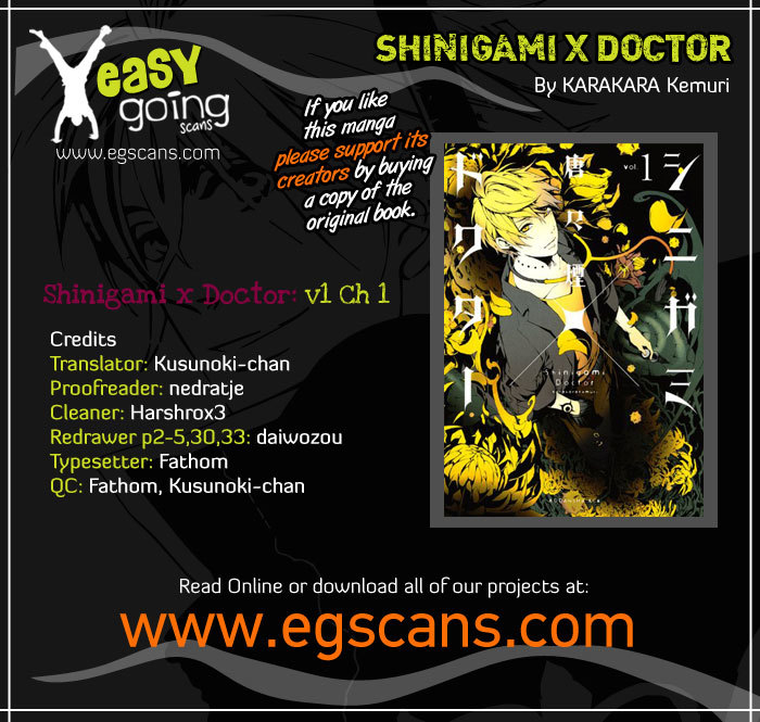 Shinigami x Doctor Chapter 0 page 2 - Chapter 0: Swallow Fledgling